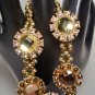 Gold bracelet- Crystal Bracelet - rhinestones handmade bracelet