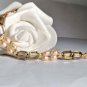 Crystal rice Pearl Bracelet - Handmade pink Crystal Bracelet
