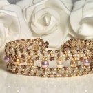 Fashion Pearl jewelry - Crystal and Pearl Bracelet Handmade