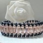 Jewelry - Pink Crystal Bracelet - Handmade Statement Jewelry Crystal Bracelet