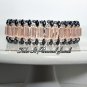 Jewelry - Pink Crystal Bracelet - Handmade Statement Jewelry Crystal Bracelet