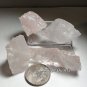 Rough Gemstones Clear Quartz Rose Quartz Raw Gemstones Genuine Crystals