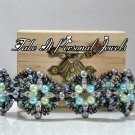 Jewelry Mini Pearl Spring Bracelet Handmade Crystal Beaded Jewelry