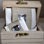 Crystal and Cubes Handmade superduo brac