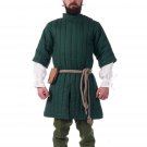 New Green Padded Medieval Viking Gambeson Armor Reenactment & Reproductions New Green Padded Medieval Viking Gambeson Armor Reenactment & Reproductions