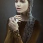 Ms Hood Butted chainmail coif Round neck Medieval Armor Antique Vintage costume