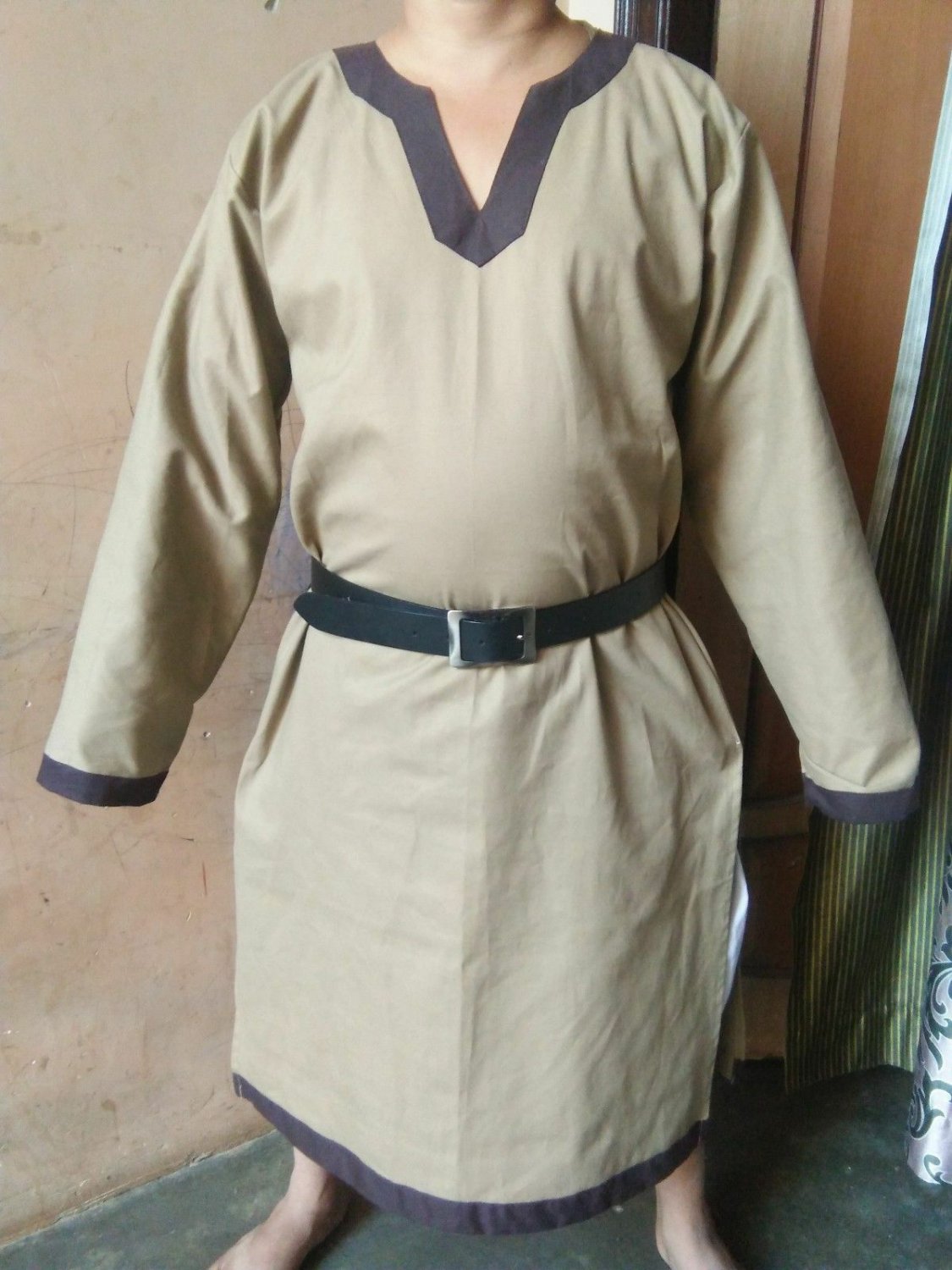 Medieval Celtic Viking Tunic Full Sleeves renaissance shirt SCA Larp  Medieval