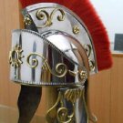 SUPER VIKING ROMAN KING ARTHUR HELMET WITH RED PLUME SUPER VIKING ROMAN KING ARTHUR HELMET WITH RED PLUME
