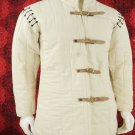 Medieval thick padded White Gambeson coat Aketon Jacket Armor reenactment Medieval thick padded White Gambeson coat Aketon Jacket Armor reenactment