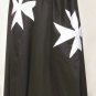 MEDIEVAL WARRIOR LARP Cosplay Costume Black Hospitaller KNIGHT Tunic/Cape Cloak