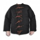 X MAS GIFT Thick black color viking Gambeson Medieval Padded Fancy Movie