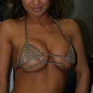 chain Mail  Aluminium Bikini metal Halter Best Style Bra With Nice Quality