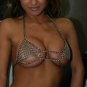 chain Mail  Aluminium Bikini metal Halter Best Style Bra With Nice Quality