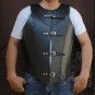 Viking Antique Leather Armor Jacket Vest Medieval Knight Crusader Armor NK