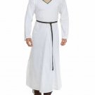 MEDIEVAL KNIGHT Tunic White Surcoat Crusader Full Sleeveless Renaissance LARP