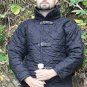 Gambeson Black SCA gambeson Padded Thater for Mens Medieval