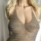 Bikini Viking Hot sexy Body chainmail swim wear beach Top Bra Harness Lingerie