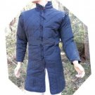 Thick Padded Viking Gambeson Blue Color Medieval Theater Costume Full Sleeves Thick Padded Viking Gambeson Blue Color Medieval Theater Costume Full Sleeves