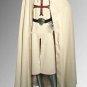 MEDIEVAL KNIGHT CRUSADER Middle Ages TEUTONIC CLOAK with HOOD TUNIC SURCOA