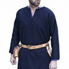 New Medieval Reenactment Celtic Viking Tunic Blue Full Sleeves renaissance Best New Medieval Reenactment Celtic Viking Tunic Blue Full Sleeves renaissance Best