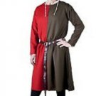 MEDIEVAL Brown&red Costumes New Tunic Surcoat  Renaissance SCA srd Theater Style