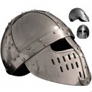 Roman Centurion Helmet Medieval Knight Officer Viking Antique Vintage Crusader