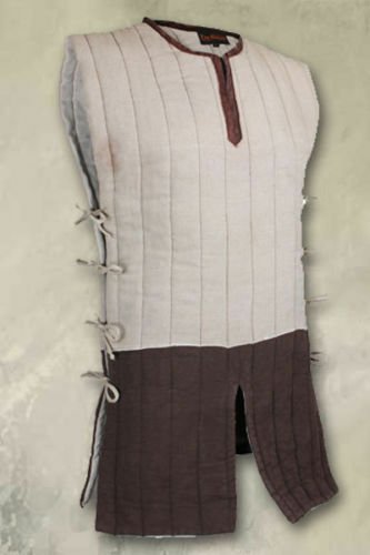 Gambeson White Without Sleeves Medieval Padded Armour Fighting Arming Jackets