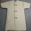 New Medieval Viking Collectibles White Color Gambeson For Armor Half Sleeves New Medieval Viking Collectibles White Color Gambeson For Armor Half Sleeves