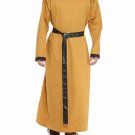 Medieval Dress Celtic Viking Tunic Yellow Full Sleeves renaissance shirt SCA