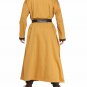 Medieval Dress Celtic Viking Tunic Yellow Full Sleeves renaissance shirt SCA