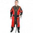 New Red&Black Color Crusader Viking Medieval Reenactment Tunic Short Sleeves New Red&Black Color Crusader Viking Medieval Reenactment Tunic Short Sleeves