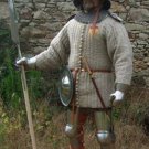 Medieval Gambeson Viking Jacket White Color Reenactment & Theater Full Sleeves