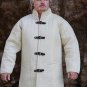 Medieval thick padded White Gambeson coat Aketon Jacket For Armor Reenactment