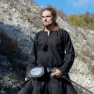 Tunic in Medieval Fantasy Fancy Style Century German Dress Black Color Tunic in Medieval Fantasy Fancy Style Century German Dress Black Color