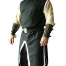 MEDIEVAL Black KNIGHT Tunic Surcoat Crusader Sleeveless Renaissance LARP