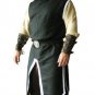 MEDIEVAL Black KNIGHT Tunic Surcoat Crusader Sleeveless Renaissance LARP