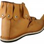 Camel Color Medieval Men's Leather Shoes For Armor Drama And Movie Scene