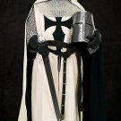 Medieval Templar Knight Crusader Tunic,Surcoat & Cloak Reenactment SCA Larp