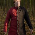 Brown With Red Color Medieval Gambeson Fancy Design New Costume