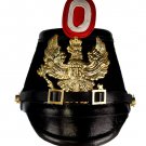 New CHRISTMAS GIFT Leather Zerman Shako Black Good Quality Very nice