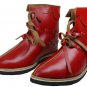 Steampunk king shoes viking Roman Medieval Leather Boot Armor Footwear Handmade