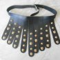 ROMAN LEGION APRON BELT BRASS ACCENTS ROMAN COLLECTIBLE LEATHER