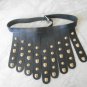 ROMAN LEGION APRON BELT BRASS ACCENTS ROMAN COLLECTIBLE LEATHER
