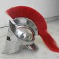 New Medieval Roman Viking King Arthur Helmet With Red Plume For Armour Armor