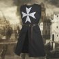 Medieval Viking Black Color Renaissance Tunic For Armor Reenactment Sleeveless
