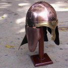 Medieval Helmet Roman Viking Copper Plated Reenactment Collectible Helmet nk Medieval Helmet Roman Viking Copper Plated Reenactment Collectible Helmet nk