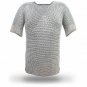 ONLY ALUMINIUM CHAIN MAIL SHIRT BUTTED HAUBERGEON MEDIEVAL ARMOR