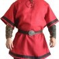 Medieval Viking Red Color Renaissance Tunic Costume For Armor Reenactment LARP