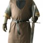 Medieval Viking Brown/Black Color Renaissance Tunic Costume For Armor Theater