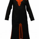 Halloween sale Gift medieval Tunic Black&Orange Accessories Super Movie Drama